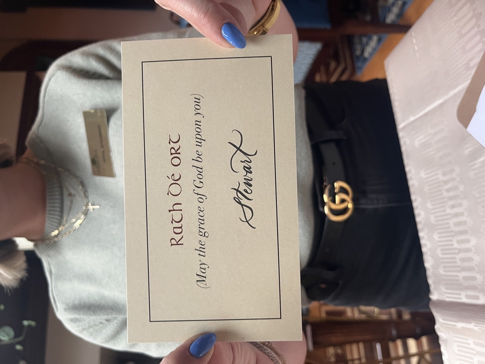 Corporate event calligraphy and gifting in Ireland
